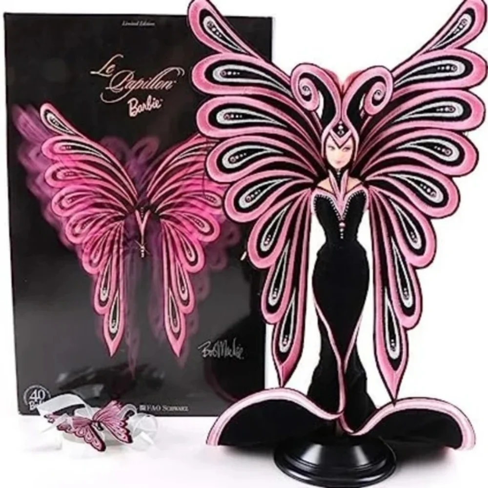 Bob Mackie LE PAPILLON Barbie - NRFB Factory Sealed Original Shipper VINTAGE 99 - Picture 5 of 7